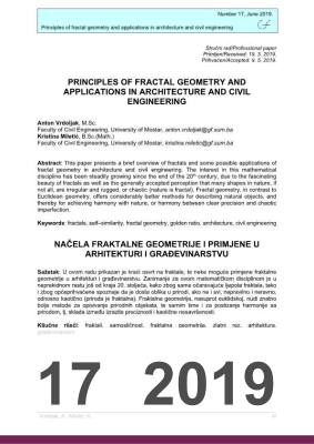  PRINCIPLES OF FRACTAL GEOMETRY AND APPLICATIONS IN ARCHITECTURE AND CIVIL ENGINEERING