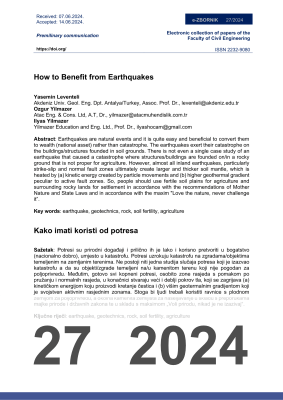  HOW TO BENEFIT FROM EARTHQUAKES